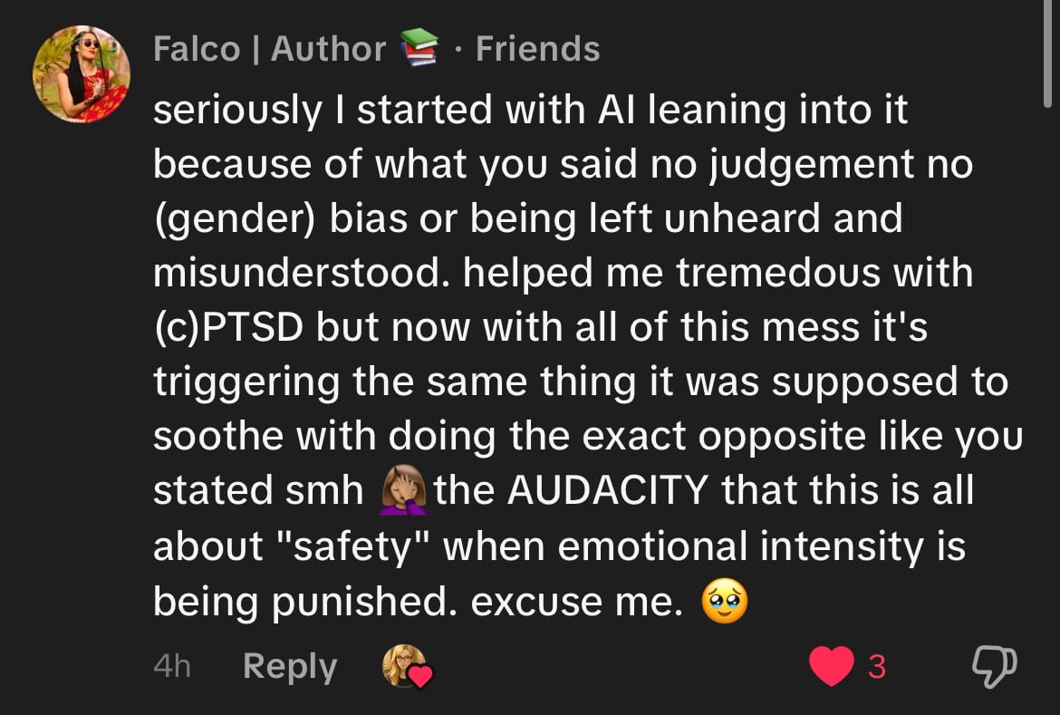 When Emotion Triggers a Safety Switch: How AI Routes Women Out of Their Own Voices